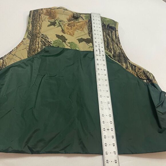 Vintage RealTree Sports A Field Vest Adult Large Camouflage Shooter Mens Hunters - Picture 8 of 8
